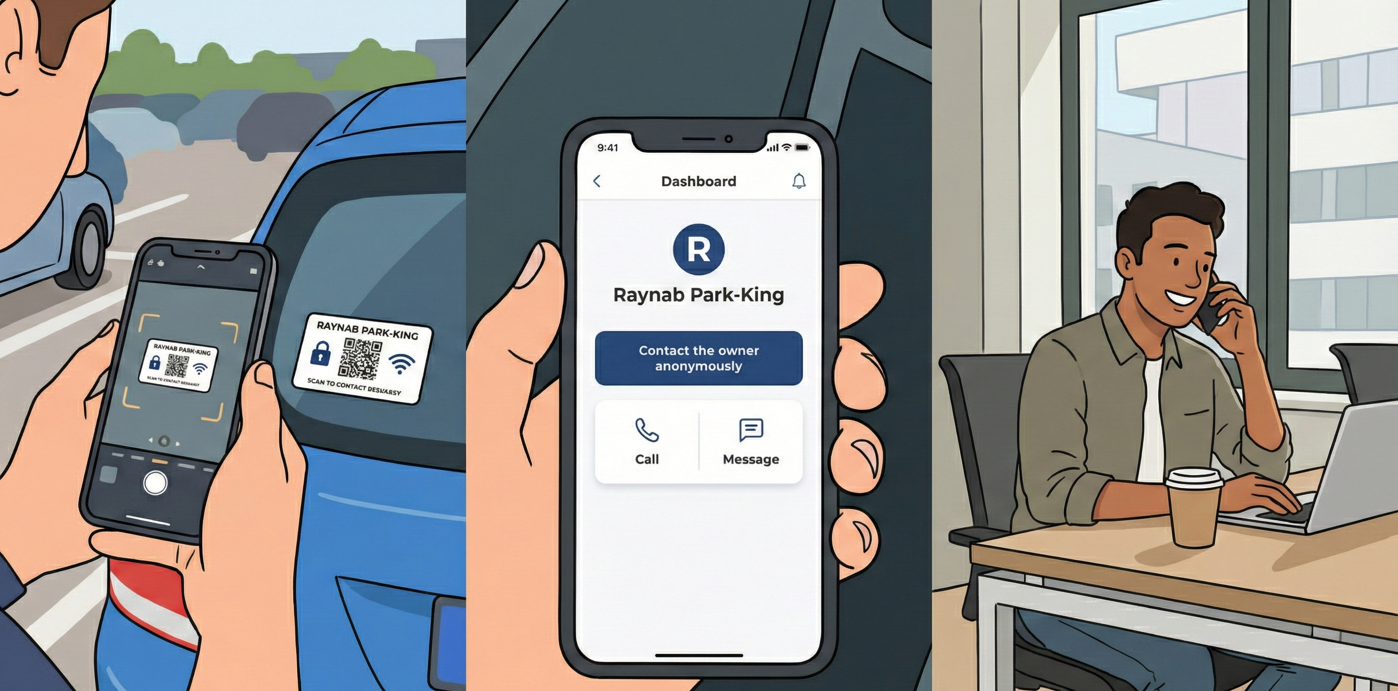 Raynab Park-King App Interface